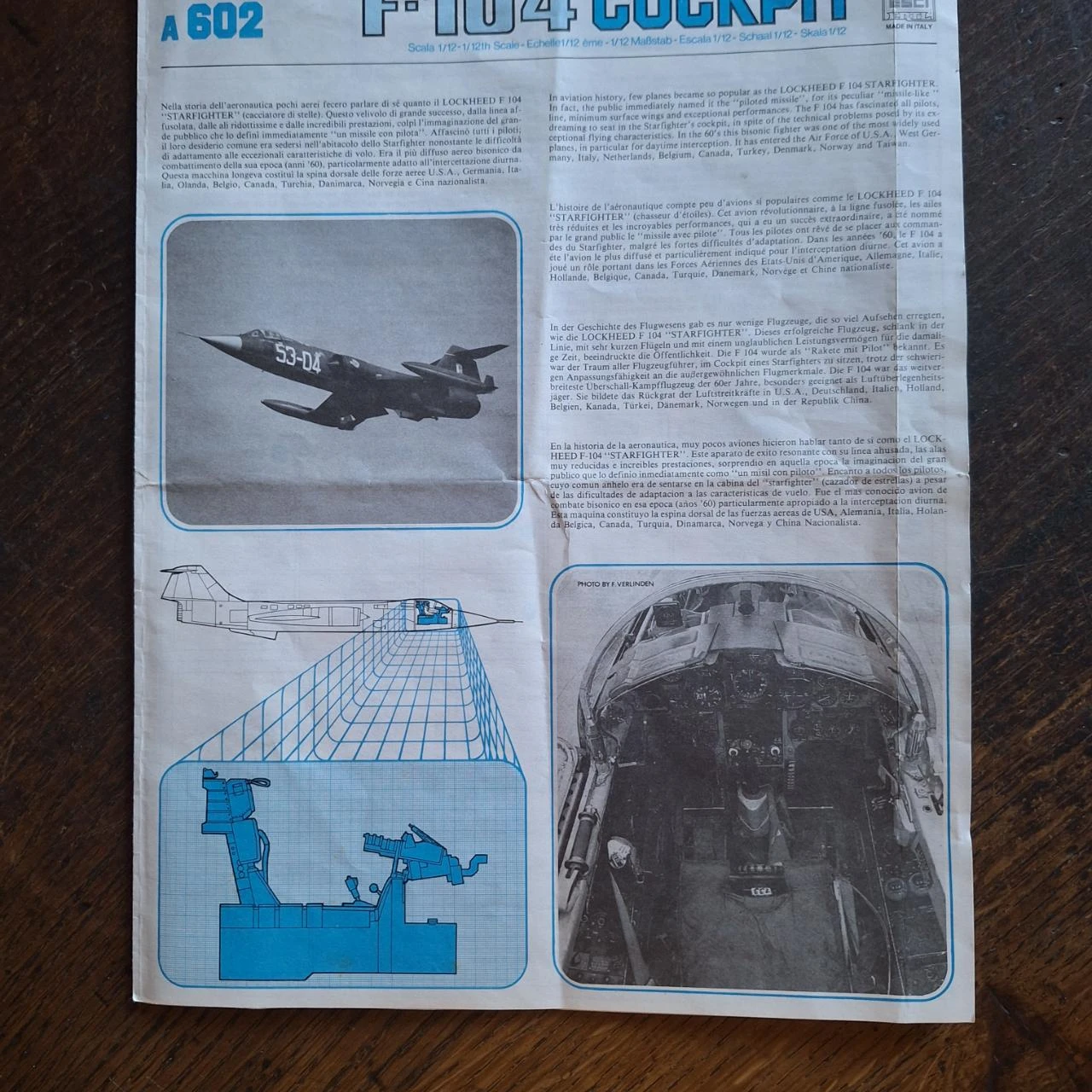 esci f-104 cockpit 1/12 – photo 9